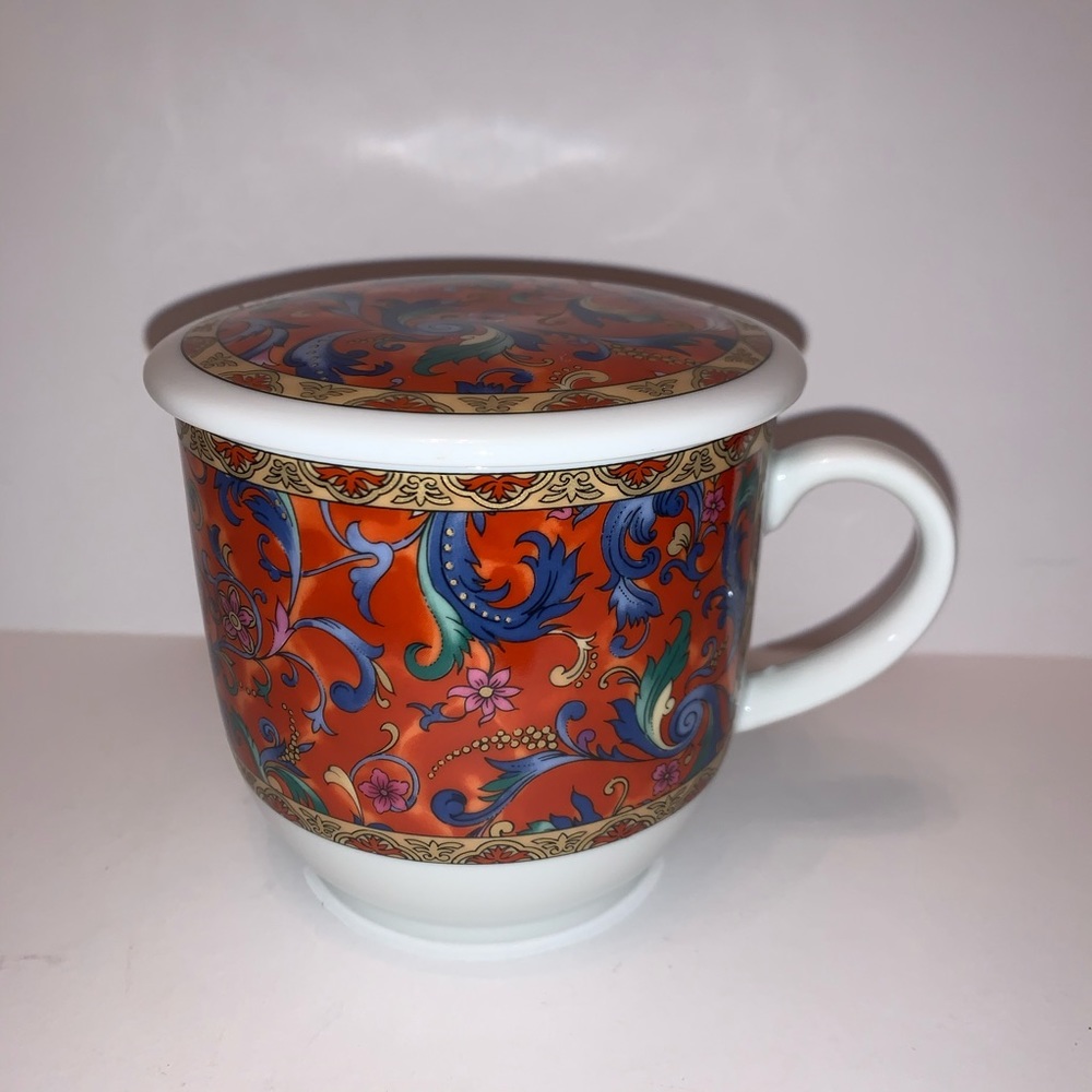 Windward Teaware Tea Coffee Cup Mug w/ Lid